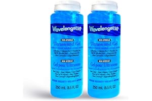 Wavelength® MP Blue Multi-Purpose Ultrasound Gel Transmission Gel. (0.25 ltr | Pack of 2). Made in Canada.
