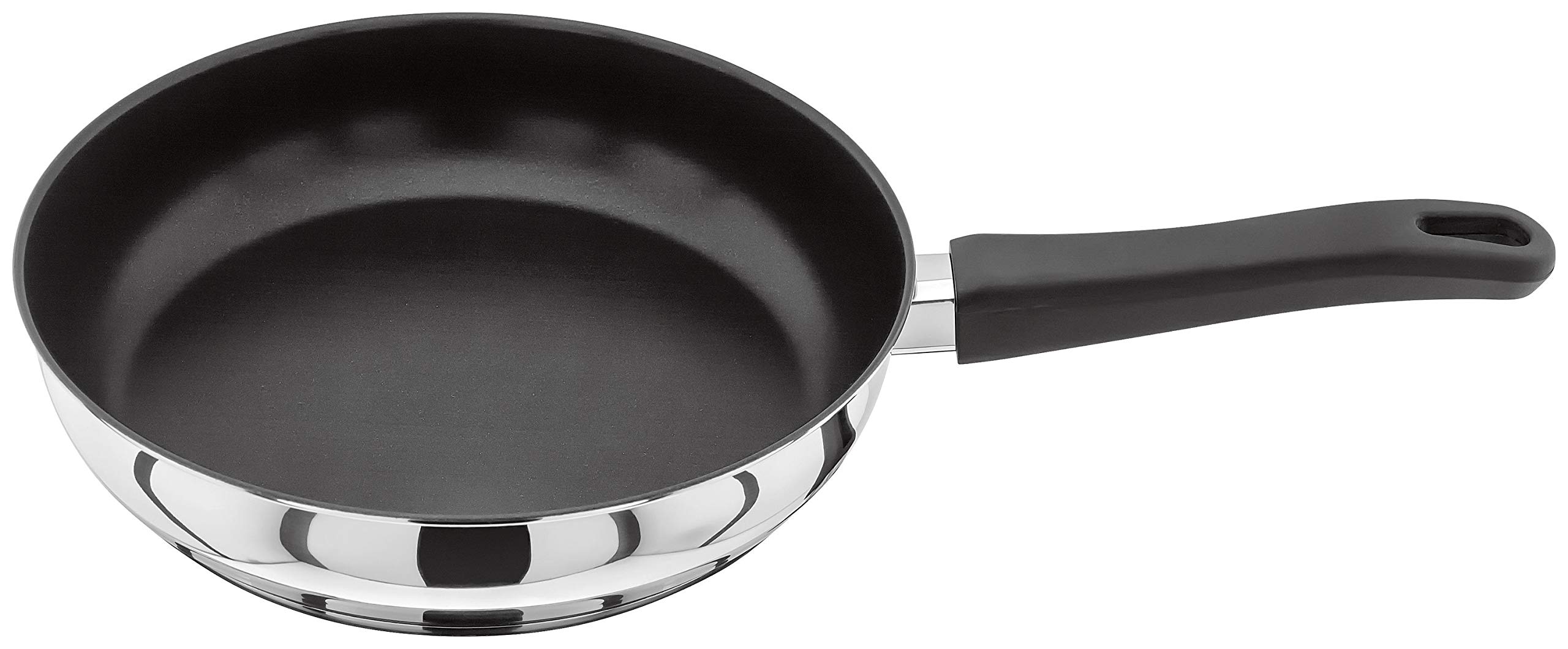 Judge Vista Stainless Steel Non-Stick Medium Skillet Frying Pan 24cm, Induction Ready, Oven Safe, 25 Year Guarantee