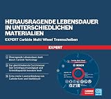 Bosch EXPERT Carbide Multi Wheel Cutting Disc 76 mm 10 mm bore Mini Grinder view 5