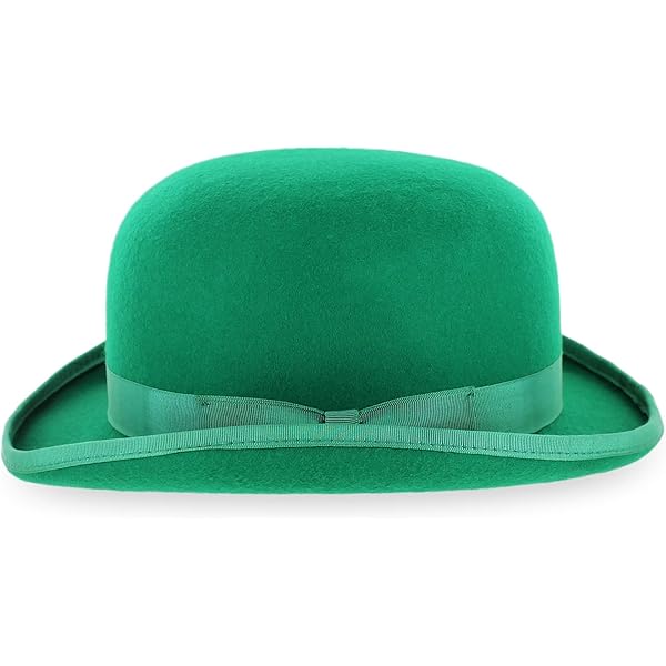 green derby hat