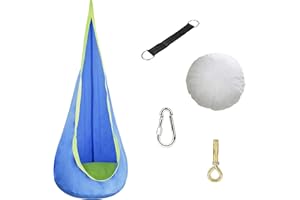 C CRYSTAL LEMON Kids Therapy Swing - Indoor Sensory Hammock with Soothing Effect, Durable & Safe, for Calm and Focus, Easy to Install, Supports up to 240 lbs