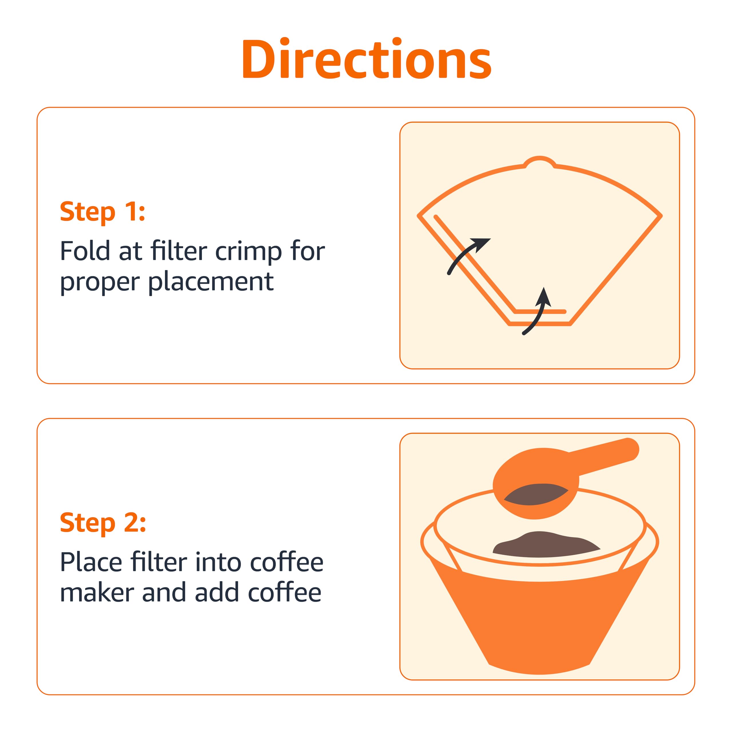 Amazon Basics Number 4 Cone Coffee Filters for 8-12 Cup Coffee Makers, White, 100 Count