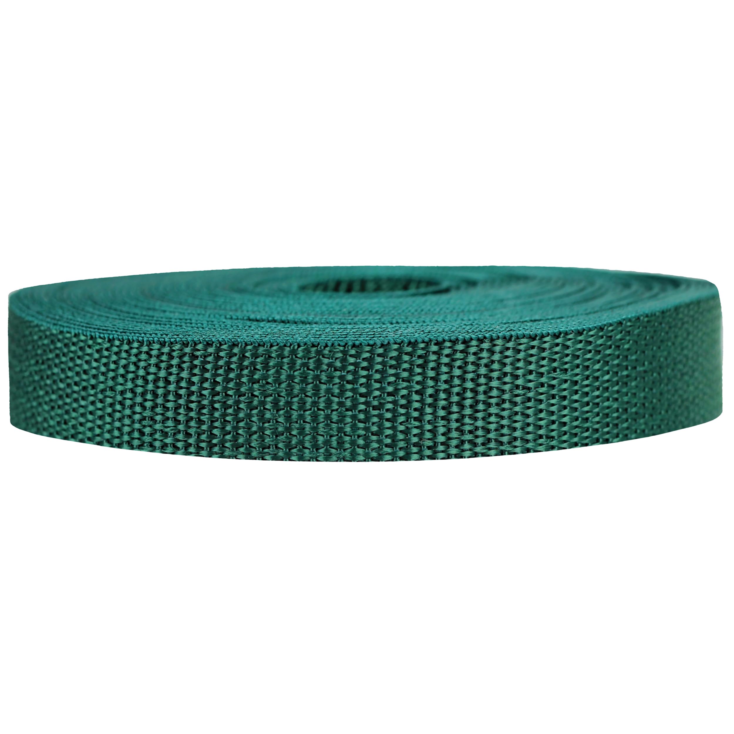 Strapworks Lightweight Polypropylene Webbing - Poly Strapping for Outdoor DIY Gear Repair, Pet Collars, Crafts – 3/4 Inch by 10, 25, or 50 Yards, Over 20 Colors, Forest Green, 3/4" x 10 yard