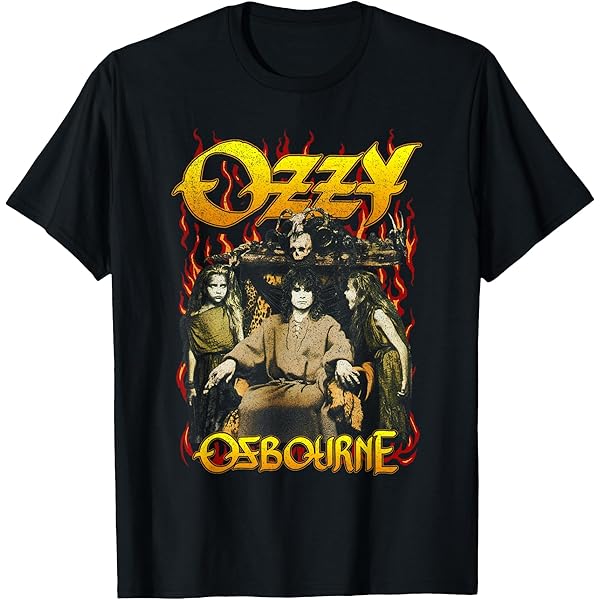 Amazon.com: Ozzy Osbourne – Bat Sketch T-Shirt : Clothing