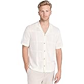 Vince Men's Patchwork Pointelle Button Down Sweater