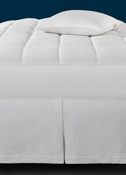 Amazon Com Sferra Monmouth King Mattress Pad 78x80 20 White