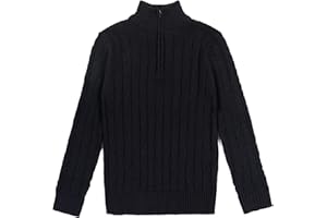 Cozeeme Half Zip Long Sleeve Sweater Toddler to Big Kid