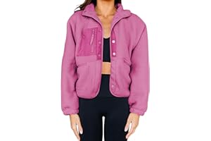 Aoang Womens Winter Coats Casual Lapel Long Sleeve Fleece Faux Fur Jacket