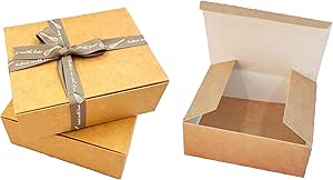 Pack de 5 x cajas de regalo auto montaje, 15 cm largo x 12 cm ...