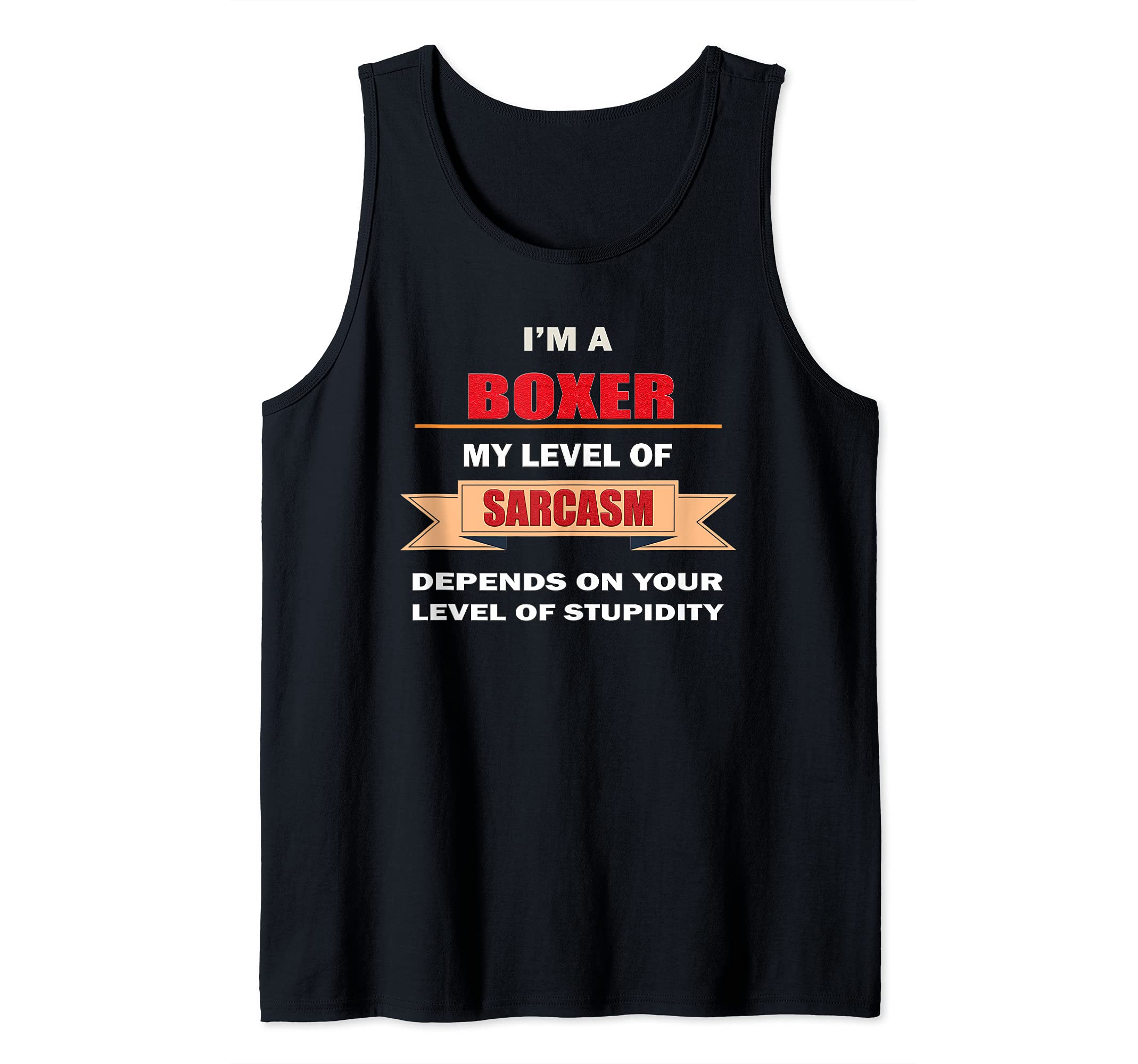 Boxing gift, Fighter Punch strike Sarcasm funny joke Tank Top