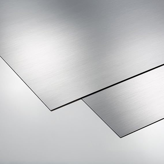 [70201018] Gadana Motiv, Dekorplatte, Optik: Metalleffektplatte / Edelstahloptik gebürstet / flach / glatt, Größe 650 x 1000 