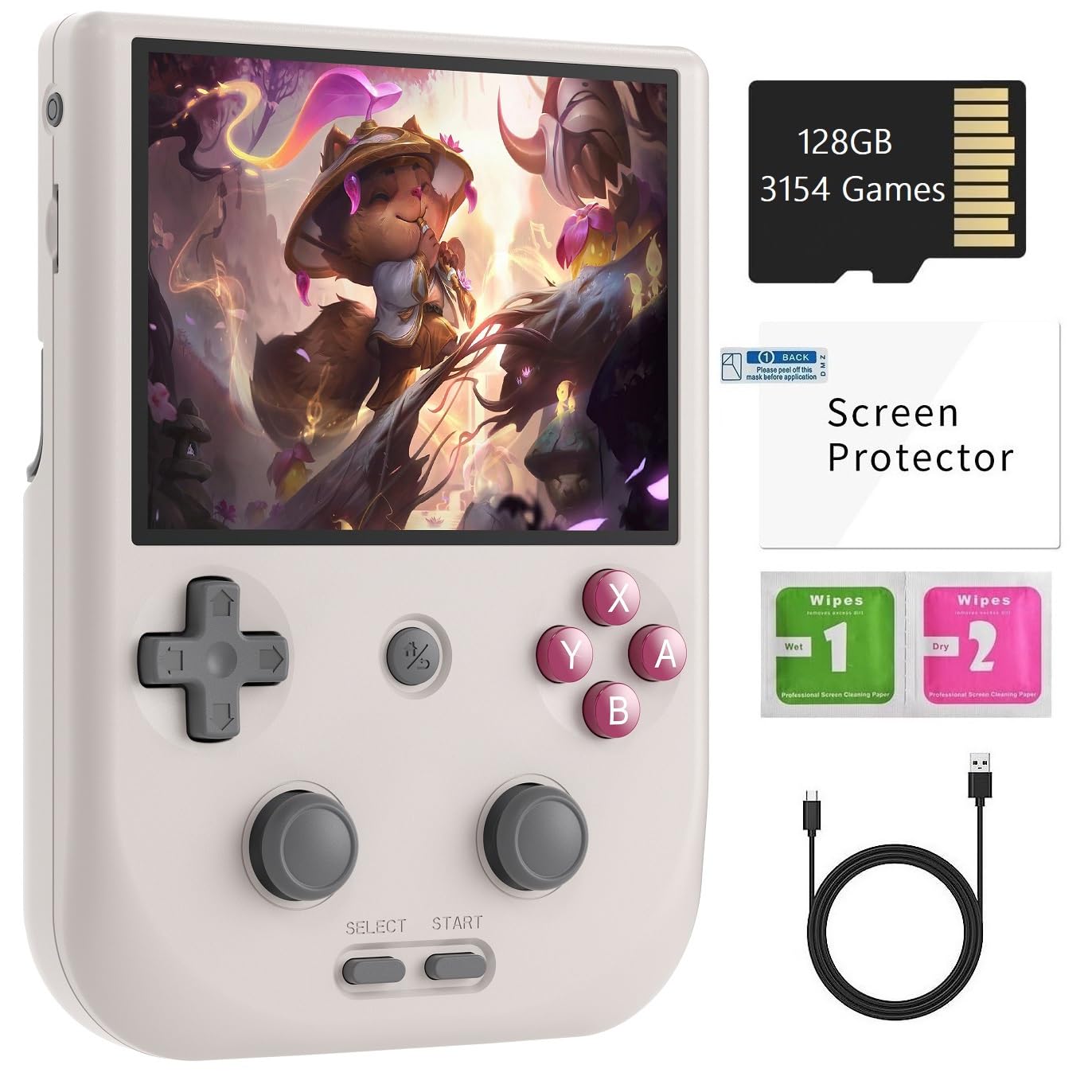RG405V Retro Handheld Game Console , Unisoc Tiger
