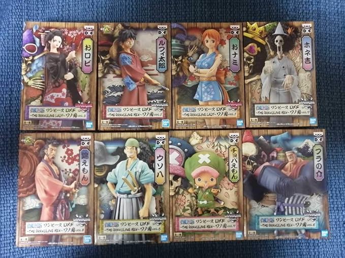 Amazon ワンピース フィギュア One Piece Dxf ワノ国 ルフィ太郎 ウソ八 おナミ おロビ ホネ吉 チョパえもん フラの介 錦えもん フィギュア ドール 通販