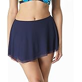 COCO REEF Savvy Mesh Skirted Swim Bottom — Bikini Bottom Under Double Mesh Layer Skirt