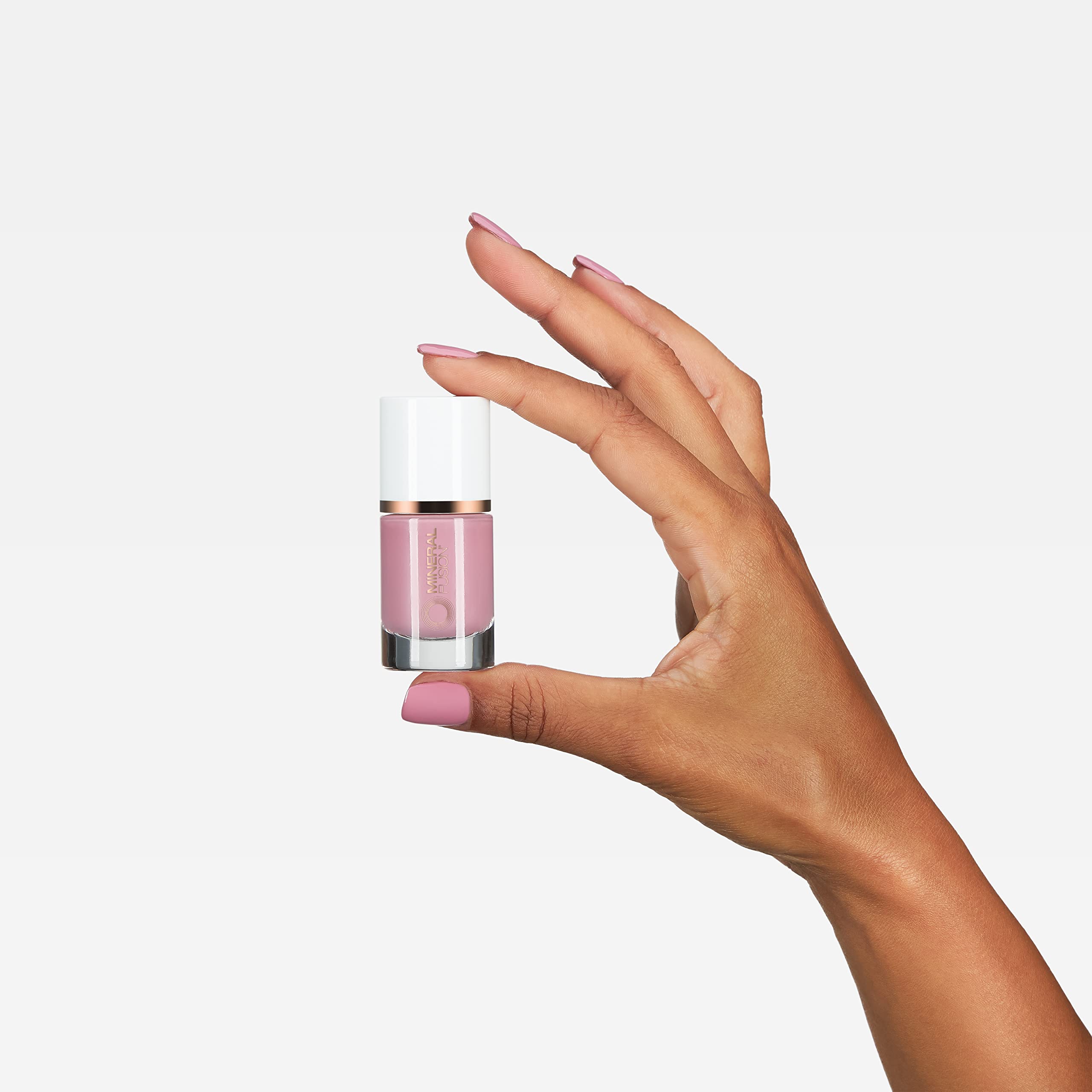 Mineral Fusion Nail Polish, Mauve Rose Pink, Flirtini Flirtini 0.33 Fl Oz (Pack of 1) - Image 5