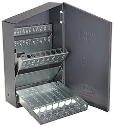 Drill America Drill Bit Index/Case, 1/16-1/2 by