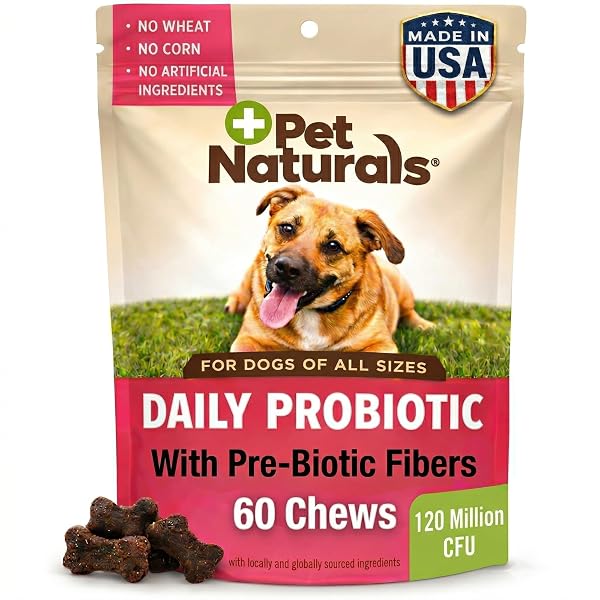 PET NATURALS DAILY PROBIOTIC SOFT CHEWS FOR DOGS,...