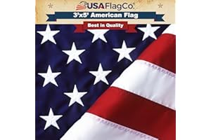 American Flags for Outside 3x5 - USA Flag Co. American Flag Made in USA: Embroidered Stars and Sewn Stripes