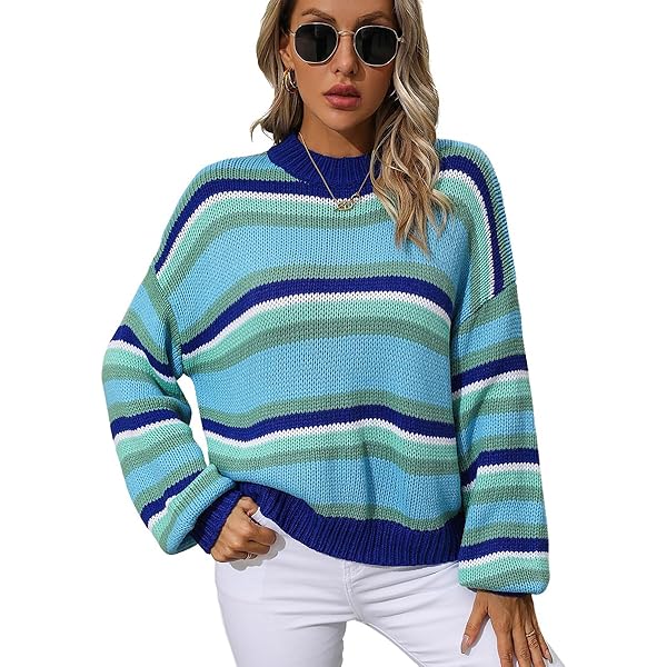 ZESICA - Suéter De Manga Larga Y Cuello Alto Para Mujer, Blusa De Punto Acanalado Y Ajustado
