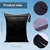 Zngou Wet Bags 13x14in 2Pcs Reusable Waterproof Nappy Laundry Organizer view 2