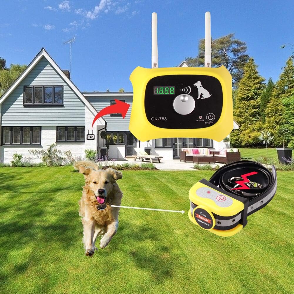 OKPET Wireless Dog Fence Pet Containment System, Wireless