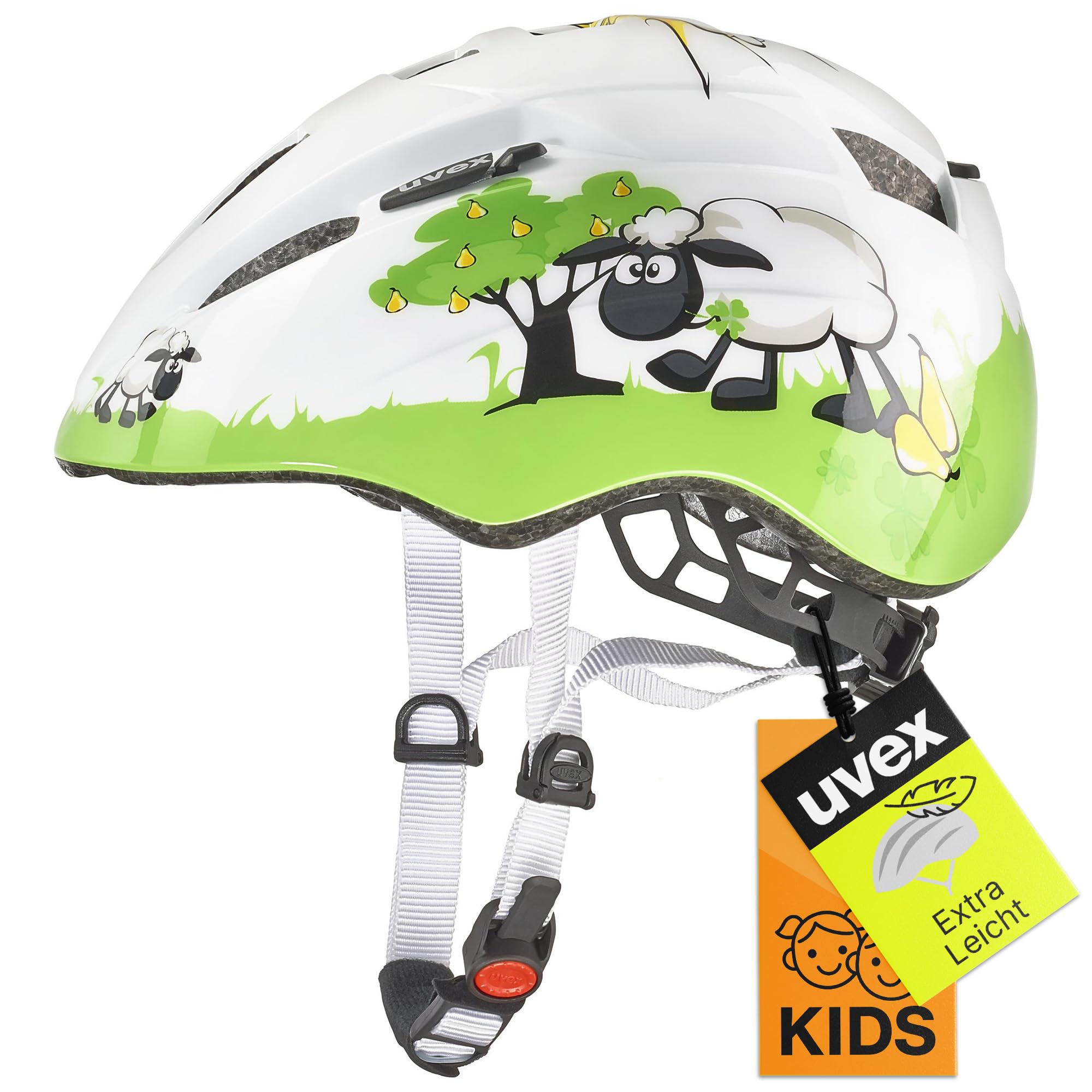uvex Kid 2 - Lightweight Kids Bike Helmet for Children - Individual Fit - Upgradeable with an LED Light - Dolly - 46-52 cm — image 1