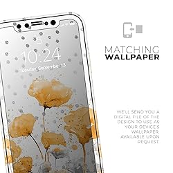 Design Skinz Karamfila Yellow & Gray Floral V1