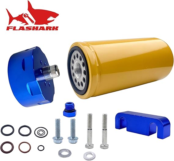 1R0750 GM Chevy GMC Duramax 6.6L Diesel Fuel Filter & Adapter Kit 2001