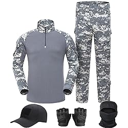 SANYETS Tactical Suit,Military Pants and Shirt,Cap