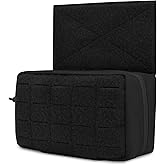 PETAC GEAR Tactical Drop Pouch for Chest Rig,Small Dump Pouches with Inersets,Multi Mission Hanger Tool Bag …