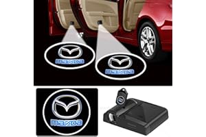SONNEMOND 2Pcs Wireless Car Door Logo Light, LED Car Door Courtesy Welcome Projector Light Ghost Shadow Lights Compatible with Mazda Most Models