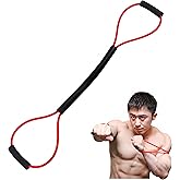sansenwanwo 𝘀𝗮𝗻𝘀𝗲𝗻𝘄𝗮𝗻𝘄𝗼 Boxing Resistance Bands for Speed, Strength &ndash; Ideal for Fighters, Fitness Enthusiasts to Enhance Combat Techniques and Home Training with Varied Resistance Levels