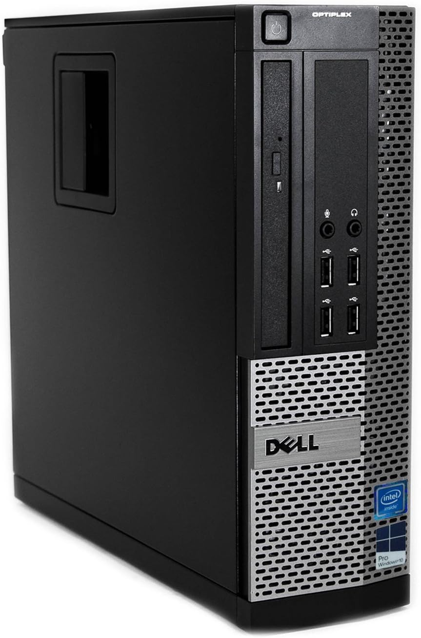 Dell Optiplex 990 SFF Desktop Computer - Intel Core i5 3.1GHz, 4GB DDR3, New 1TB Hard Drive, Windows 10 Pro 32-Bit, WiFi (Renewed)