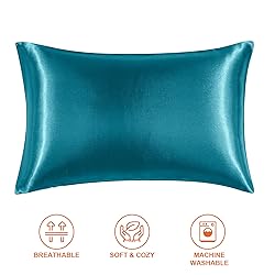 EHEYCIGA Satin King Pillow Cases Set of 2, Soft