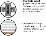 Stabila STB1607 Wooden and Plastic Folding Rule 2m 78in view 2