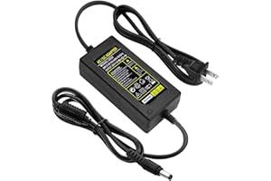 RCBCH 24V AC DC Power Supply Adapter Replacement for Fujitsu Scanner fi-7160 fi-7180 fi-7260 fi-7280 Fi-5120C Fi-5220 Fi-5530C Fi-5530C2 6110 6130 6140 6230 6240 S1500 Sheetfed Scanner Charger Cable Cord