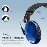 Dr.meter Kids Ear Defenders Noise Cancelling Headphones SNR 27dB Blue view 3