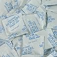 AQUAPAPA 3 Gram Pack of 100 Silica Gel Desiccant Packets Oderless Moisture Absorbing Drying Bags (Ship from USA)