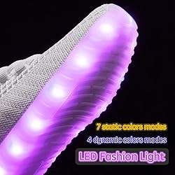 BosenHulu Light Up Shoes for Women Men Unisex USB
