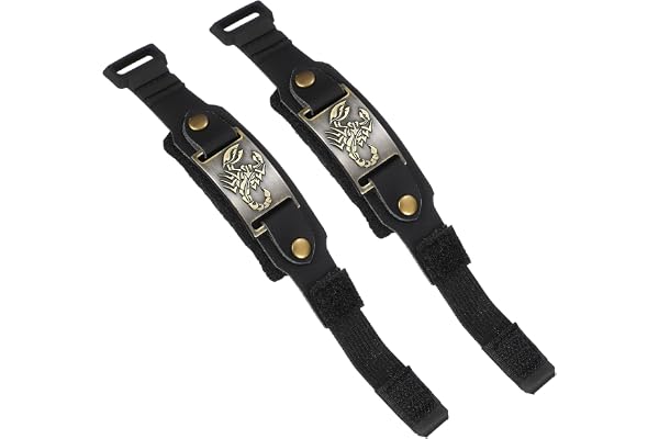 MECCANIXITY 2 Pcs Guitar Mute Wrap, 7.1 x 0.9in Adjustable String Dampener Mute Wrap for Guitar Bass Ukulele Musical Instrume
