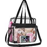 Oraben Clear Bag for Stadium Events 12x6x12 Clear Tote Bag for Women Sports Fan Tote Transparent Lunch Bag for Work Concert
