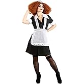 Adult Rocky Horror Show Magenta Costume - Classic Movie Outfit for Halloween, Dress-Up, Cosplay, Role-Playing
