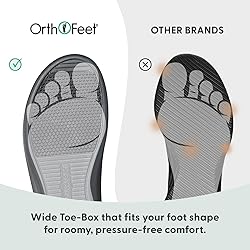 Orthofeet Women's Orthopedic Black Leather Amalfi