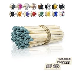 4" Inch Long Wooden Refill Matchsticks with Strike