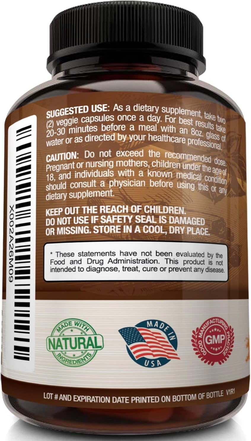 NutriFlair Ceylon Cinnamon (Made with Organic Ceylon Cinnamon) 1200mg per Serving, 180 Capsules - Healthy Blood Sugar Support, Joint Support, Anti-inflammatory & Antioxidant - True Sri Lanka Cinnamon: Health & Personal Care