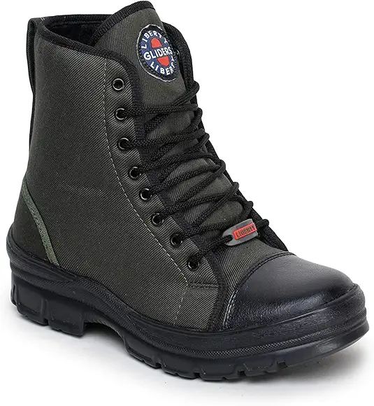 Liberty Gliders Green Canvas Hunter Boots for Mens