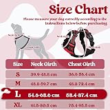 Rabbitgoo Dog Harness Large Adjustable No-Pull Reflective Red L view 2