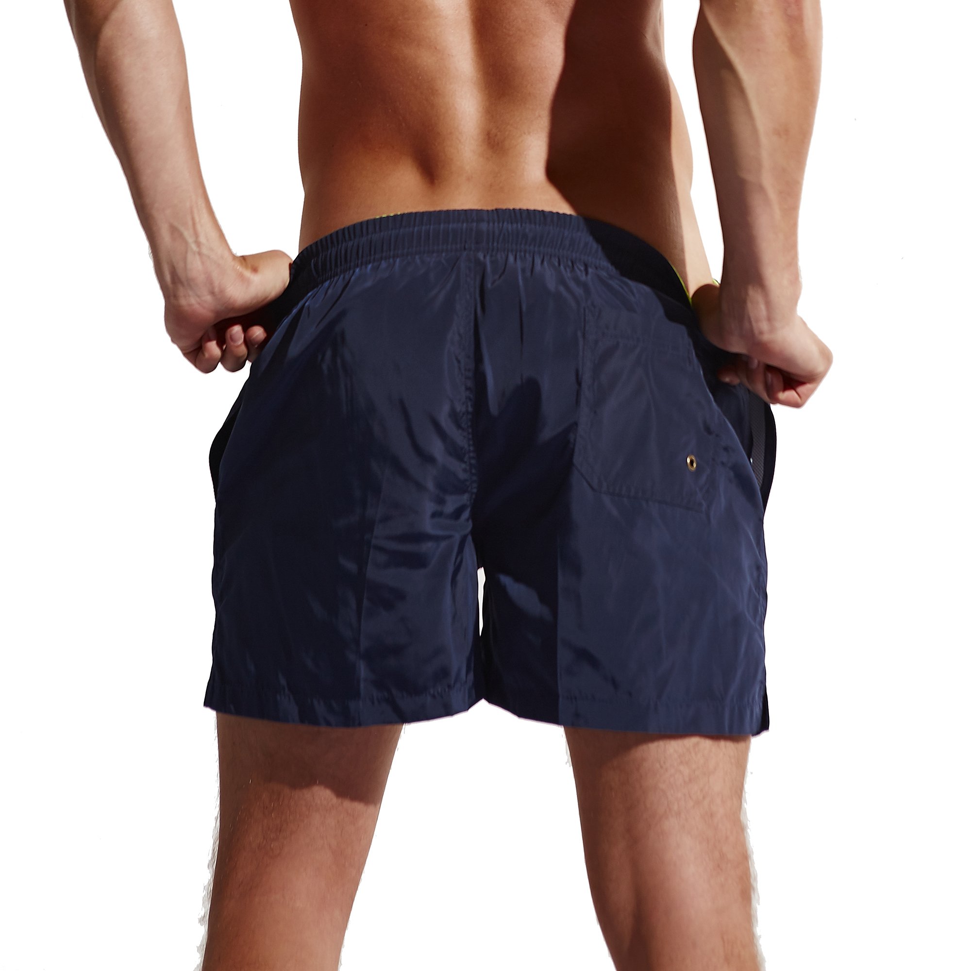 Men's Shorts Swim Trunks Quick Dry Beach Shorts with Pockets for Surfing Running Swimming Watershort