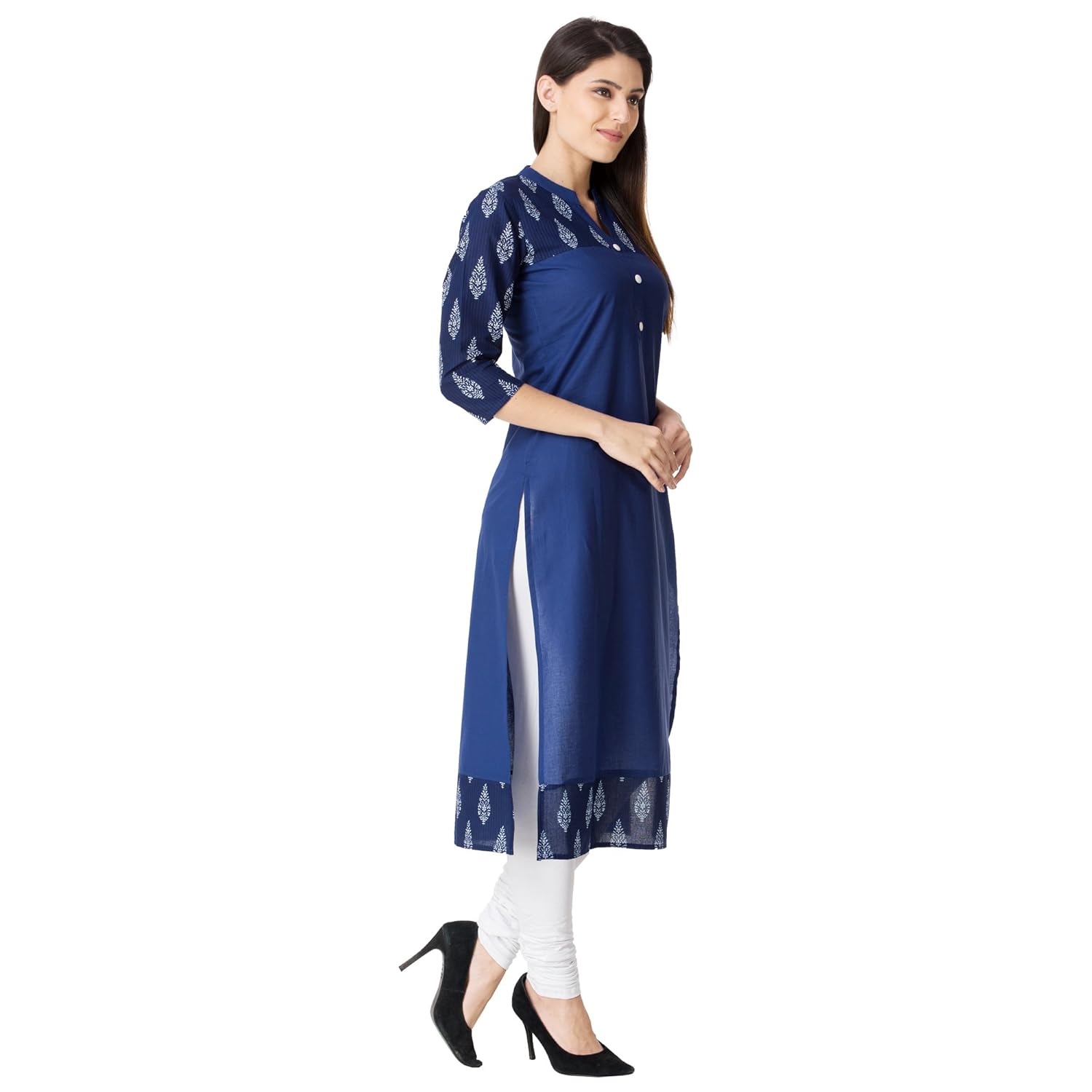 m&d women's cotton kurta