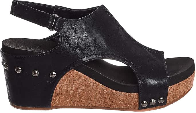 corkys sandals black